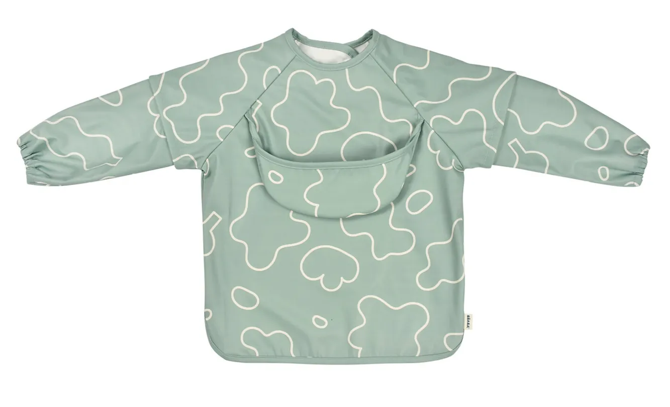 Couverts, Vaisselle Et Bavoirs*BÉABA Bavoir A Manches Evolutif 2 En 1 Sage Green