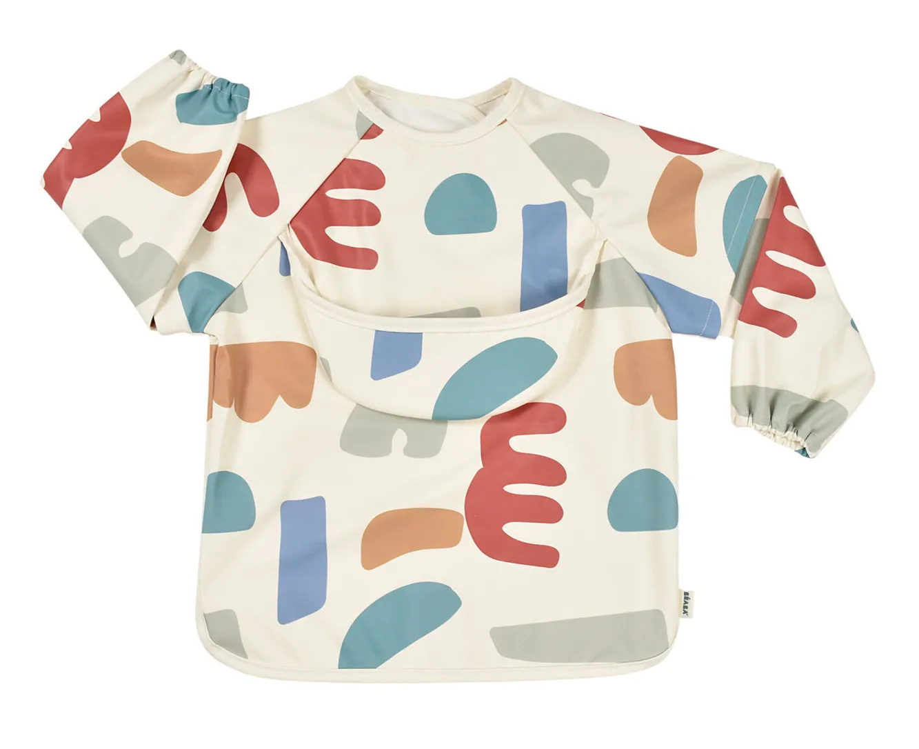 Couverts, Vaisselle Et Bavoirs*BÉABA Bavoir A Manches Evolutif 2 En 1 Playful