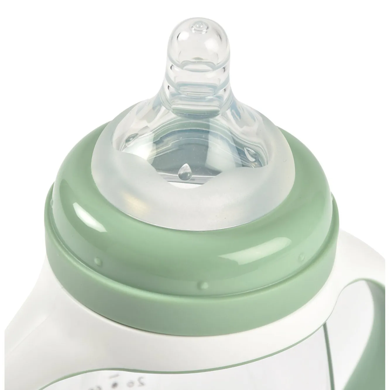 Couverts, Vaisselle Et Bavoirs*BÉABA Biberon D'Apprentissage 2 En 1 210 Ml Sage Green