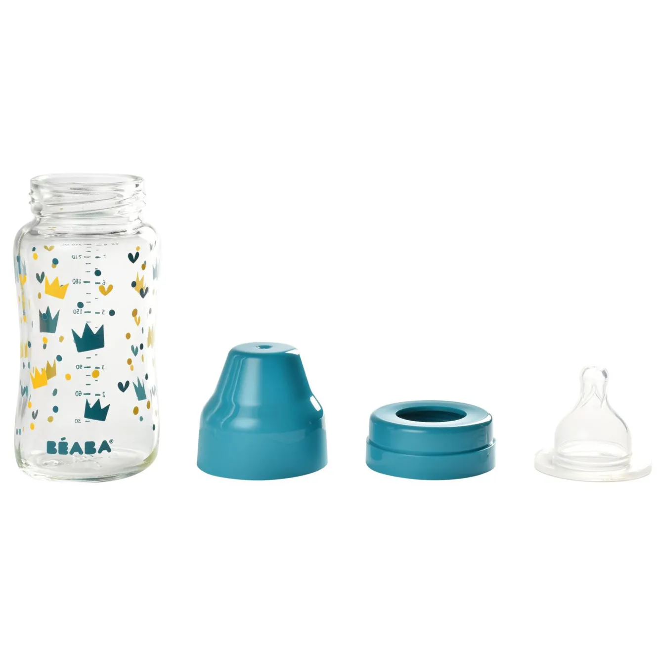 Biberons Et Accessoires*BÉABA Biberon Verre Col Large 240Ml Blue