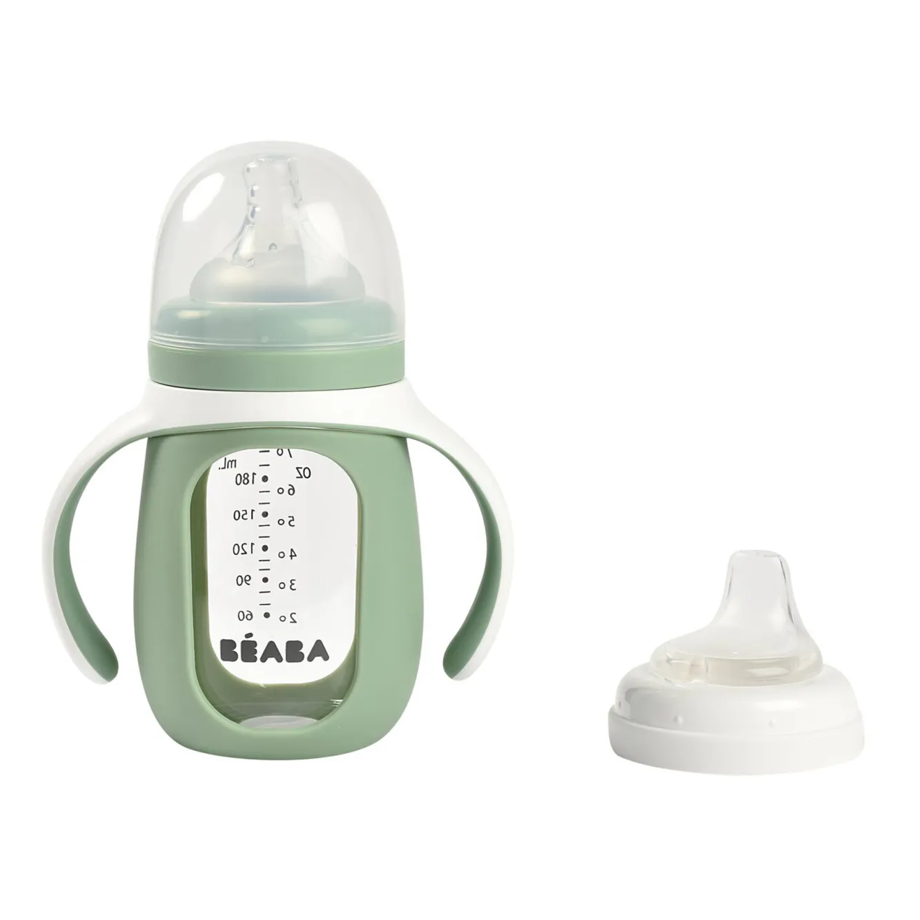 Biberons Et Accessoires*BÉABA Biberon Verre D'Apprentissage 210 Ml Sage Green