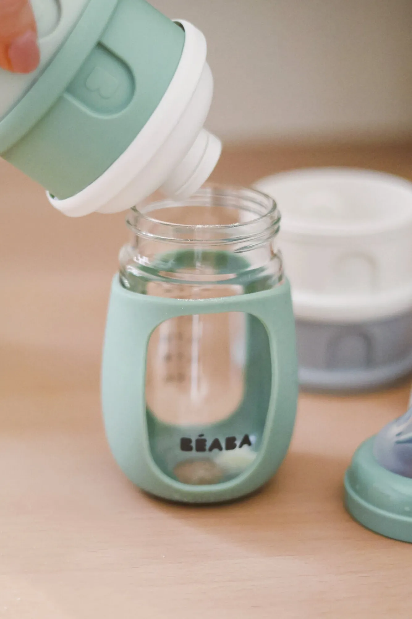 Biberons Et Accessoires*BÉABA Biberon Verre D'Apprentissage 210 Ml Sage Green