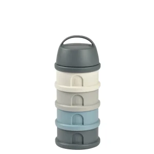 Doseurs De Lait*BÉABA Boite Doseuse 4 Compartiments Mineral Grey / Blue