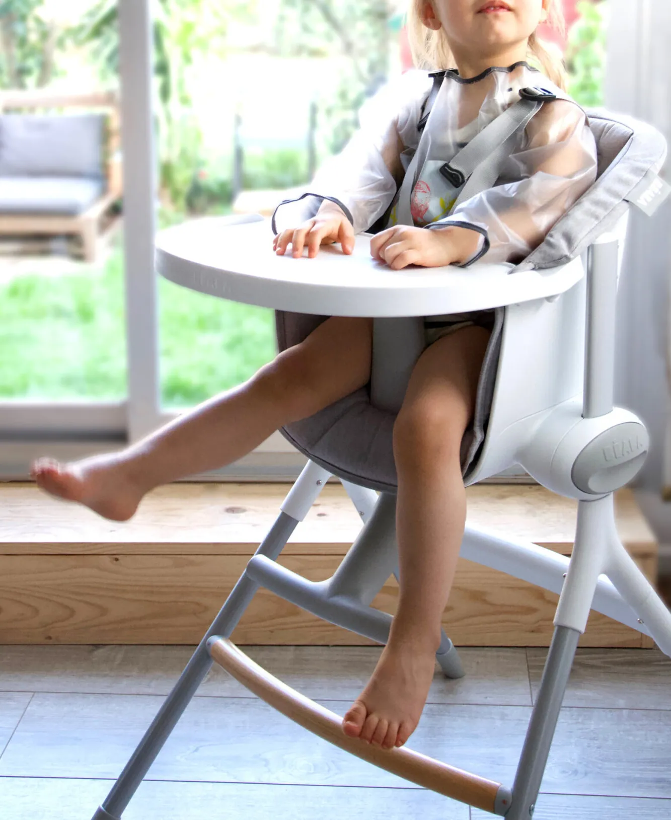 Chaise Haute*BÉABA Chaise Haute Evolutive Up & Down White/Grey
