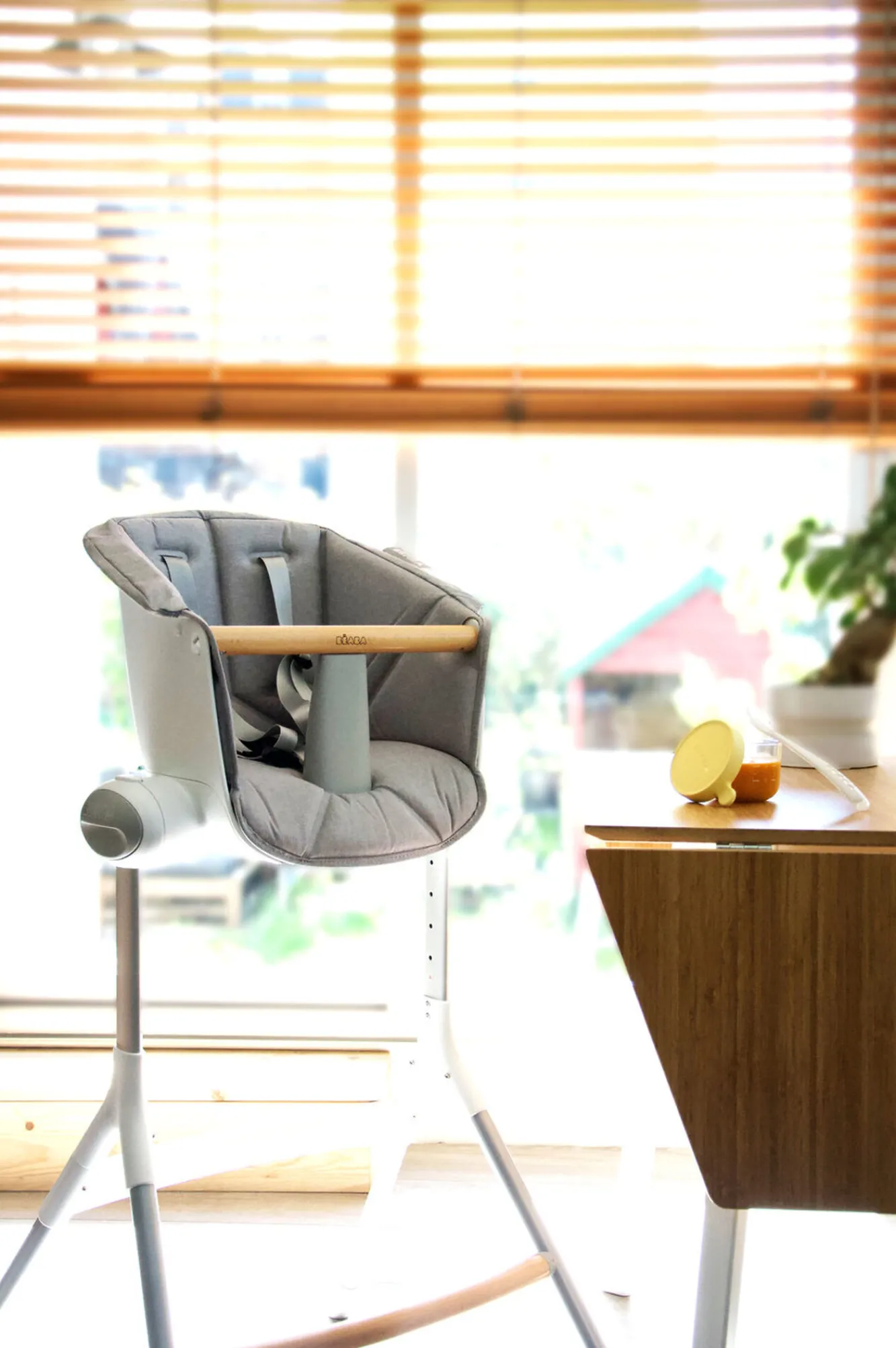Chaise Haute*BÉABA Chaise Haute Evolutive Up & Down White/Grey