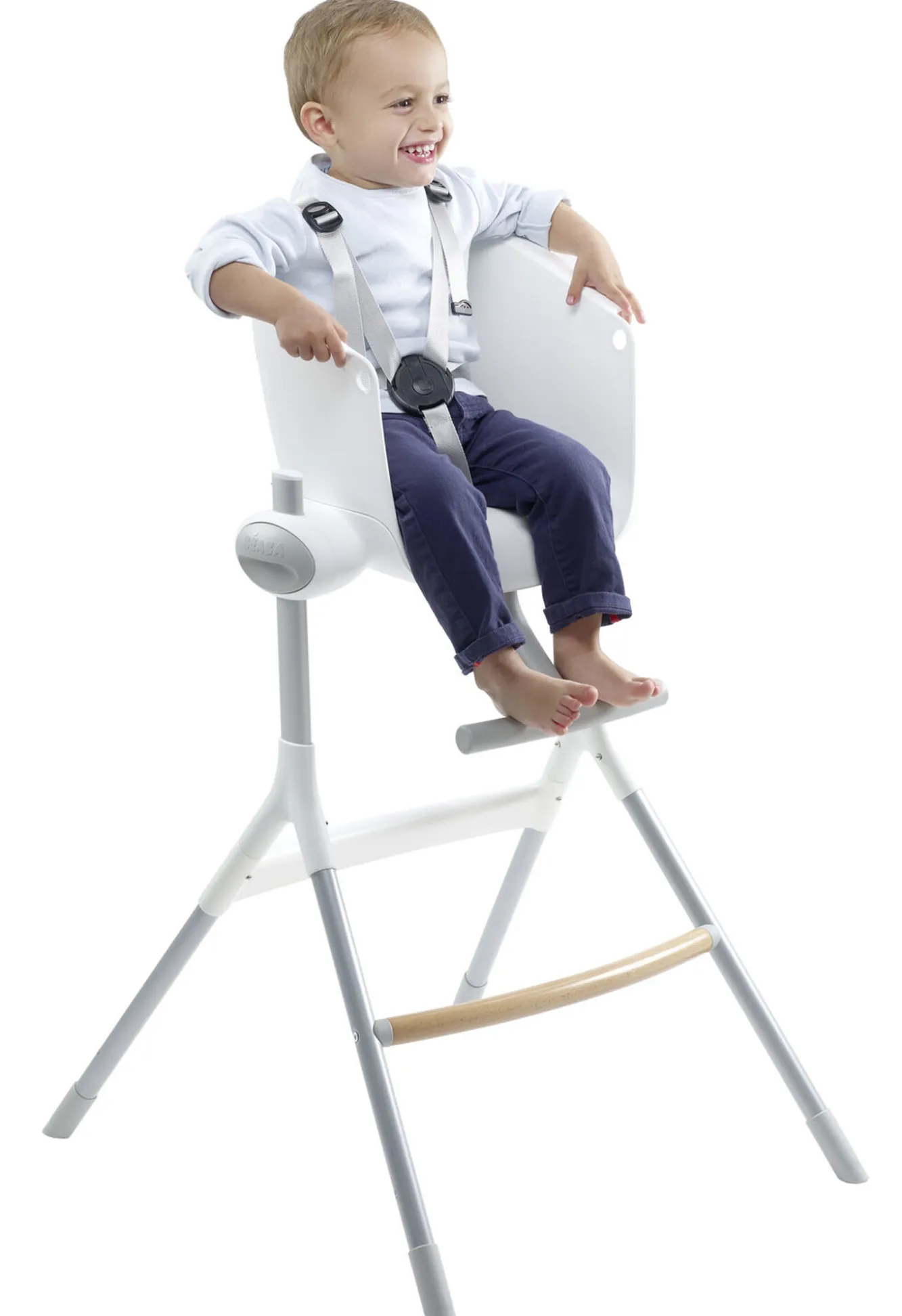 Chaise Haute*BÉABA Chaise Haute Evolutive Up & Down White/Grey