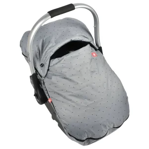 Chancelieres Et Nids D'Ange*BÉABA Chanceliere Siege Auto Heather Grey Dots