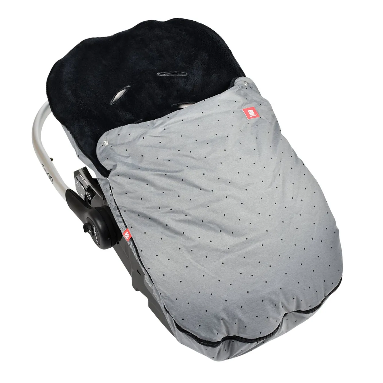 Chancelieres Et Nids D'Ange*BÉABA Chanceliere Siege Auto Heather Grey Dots