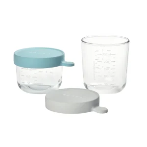 Pots De Conservation*BÉABA Coffret 2 Portions Verre 150Ml Airy-Green/250Ml Light Mist