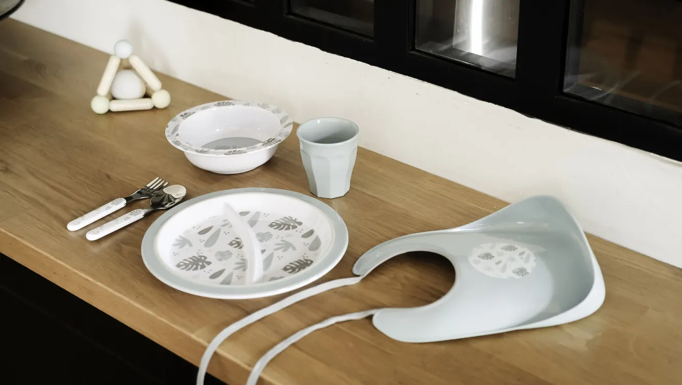 Couverts, Vaisselle Et Bavoirs*BÉABA Coffret Cadeau Repas Jungle