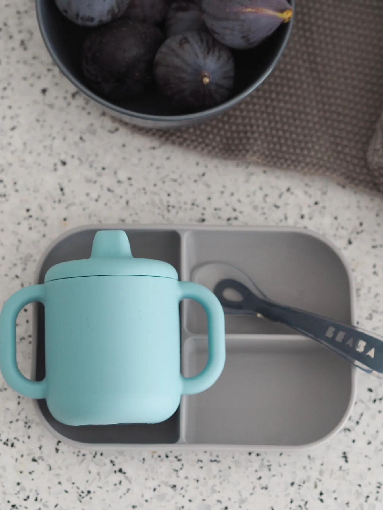 Couverts, Vaisselle Et Bavoirs*BÉABA Coffret D'Apprentissage Silicone + Tasse Blue