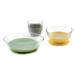 Couverts, Vaisselle Et Bavoirs*BÉABA Coffret Repas Verre Yellow