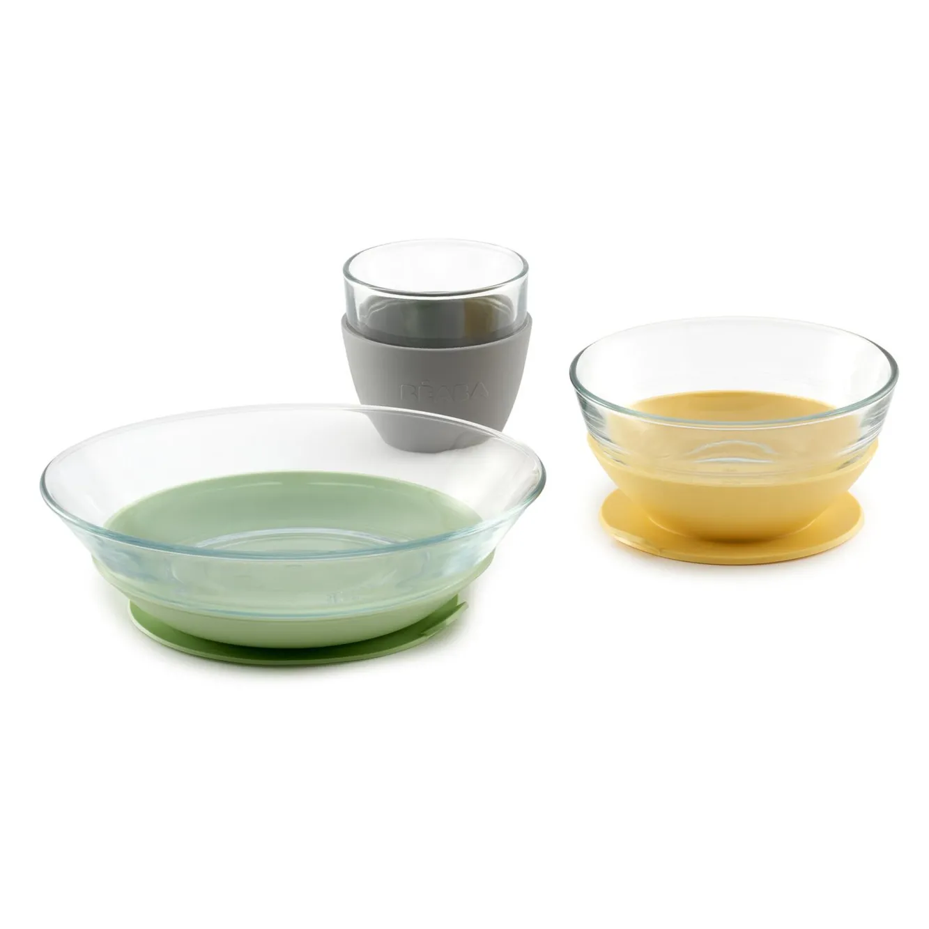 Couverts, Vaisselle Et Bavoirs*BÉABA Coffret Repas Verre Yellow