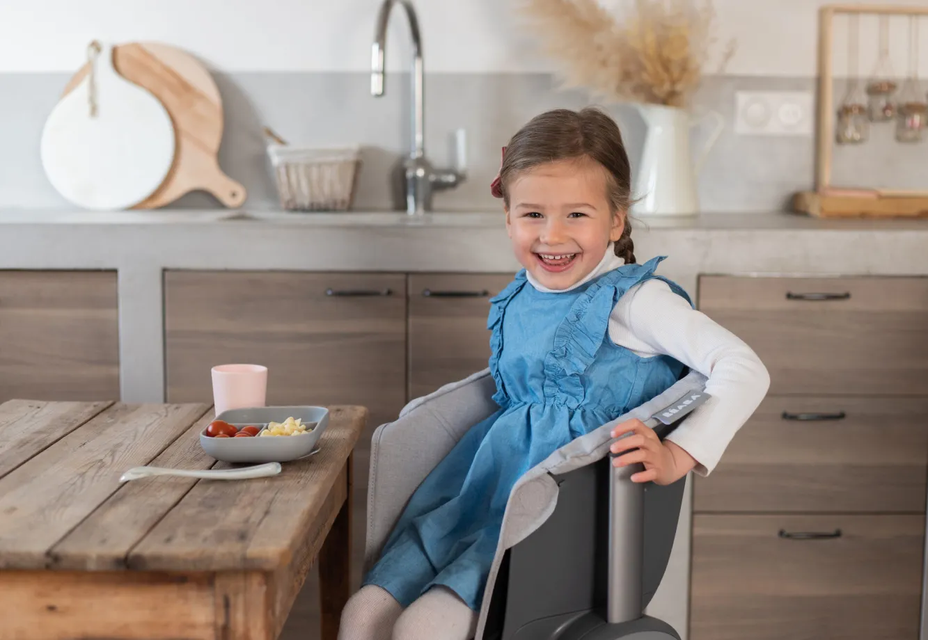 Chaise Haute*BÉABA Coussin D'Assise Junior Pour Chaise Haute Up&Down Grey