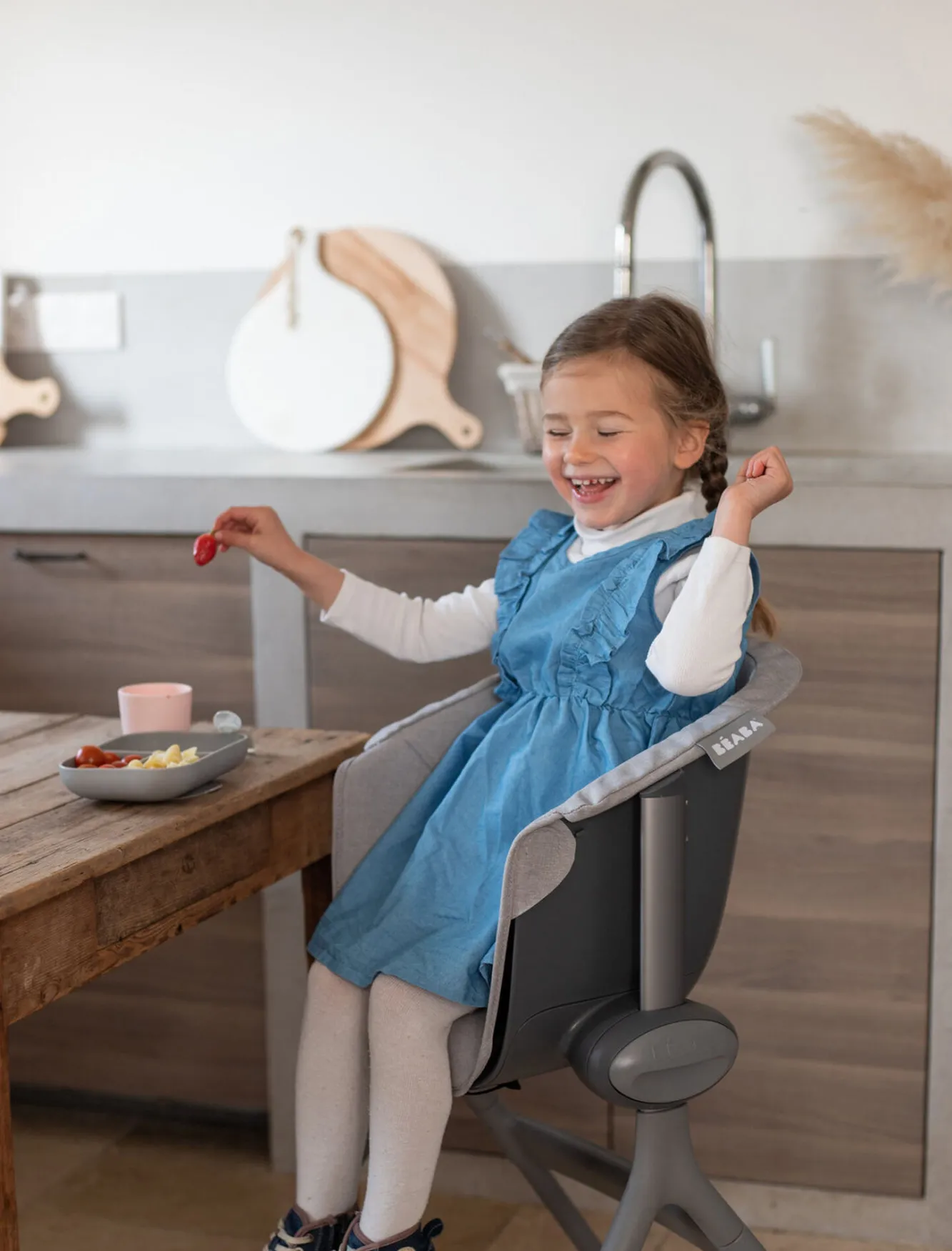 Chaise Haute*BÉABA Coussin D'Assise Junior Pour Chaise Haute Up&Down Grey
