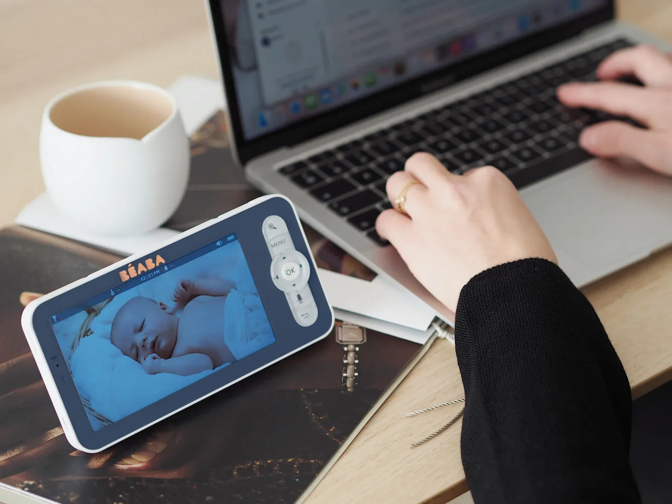 Babyphone, Ecoute Bébé*BÉABA Ecoute Bébé Video Zen Premium Night-Blue