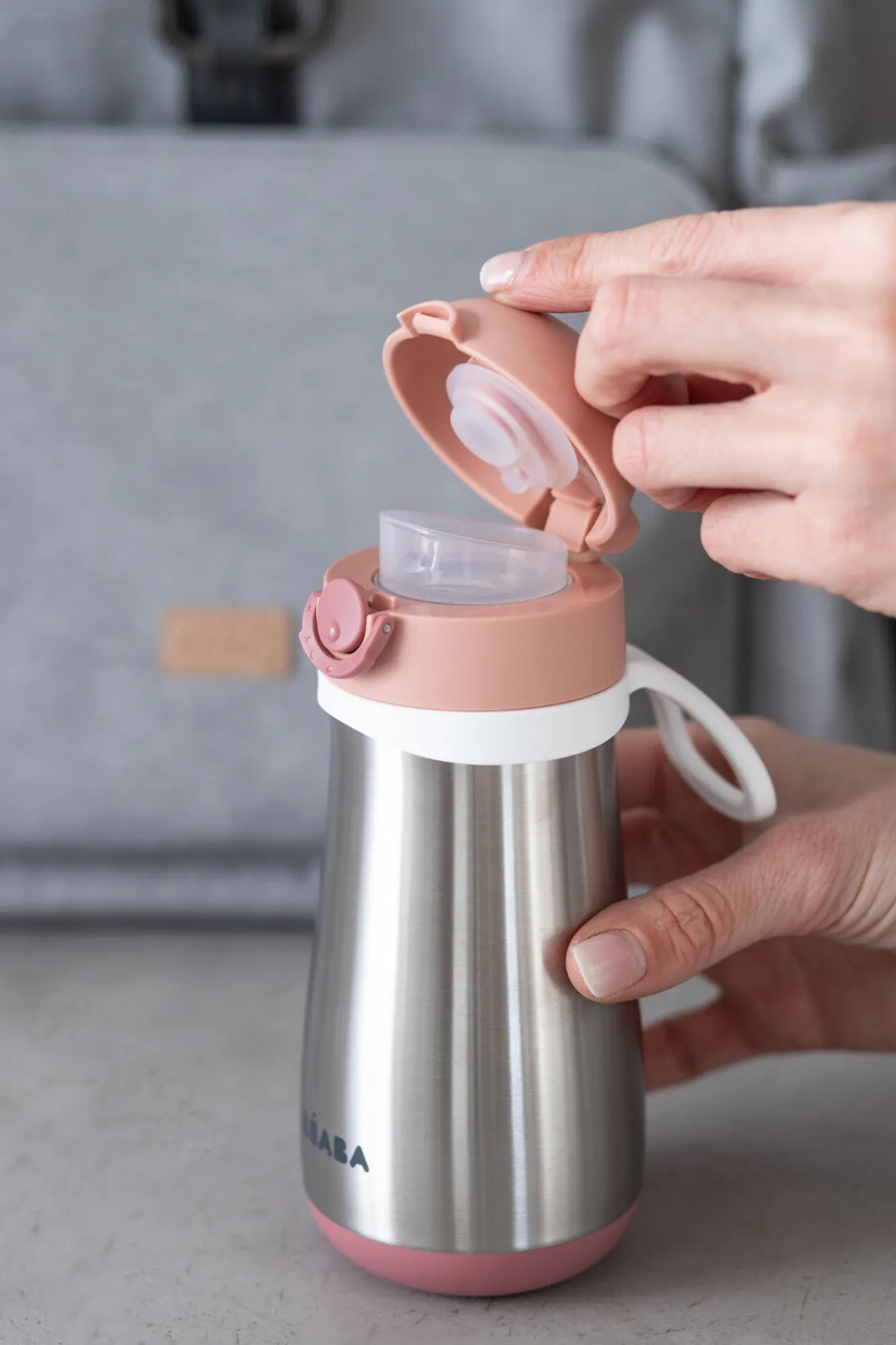 Biberons Et Accessoires*BÉABA Gourde Inox 350 Ml Old Pink