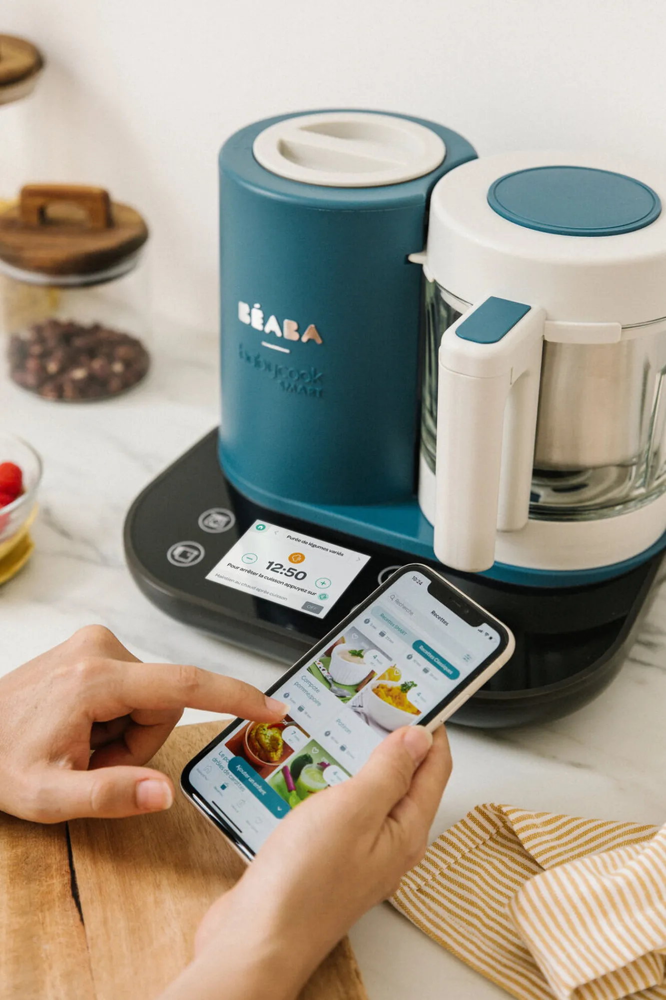 Babycook® Smart*BÉABA Le Robot Cuiseur Babycook® Smart Peacock Blue
