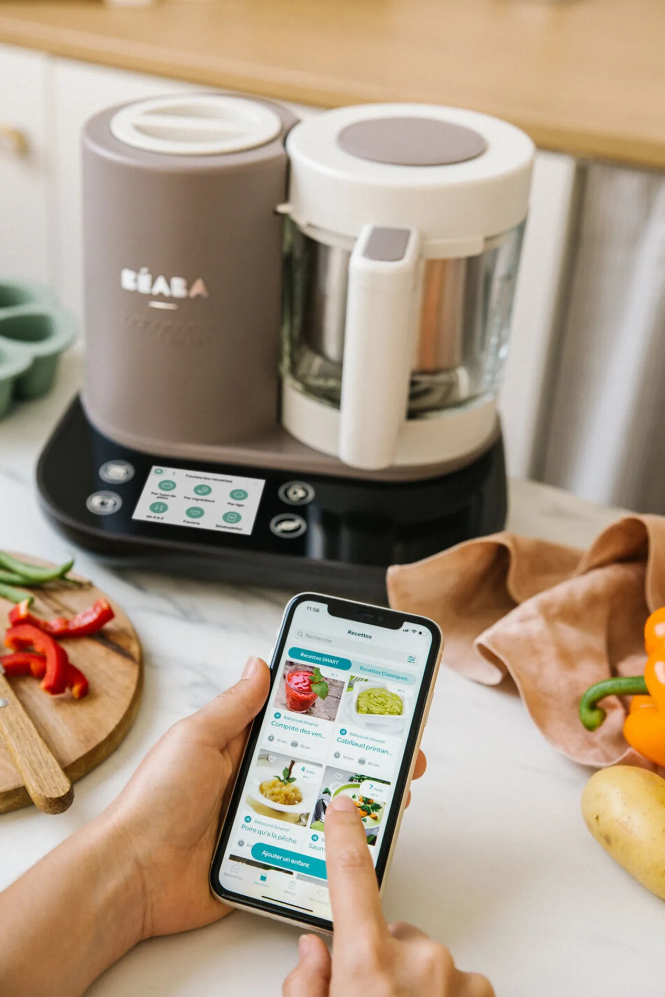 Babycook® Smart*BÉABA Le Robot Cuiseur Babycook® Smart Dove Grey