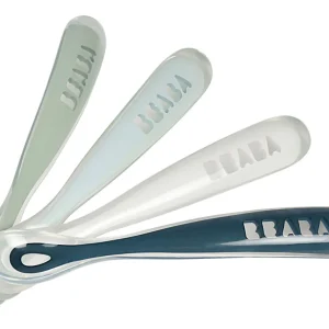 Couverts, Vaisselle Et Bavoirs*BÉABA Lot De 4 Cuilleres 1Er Age Silicone Storm