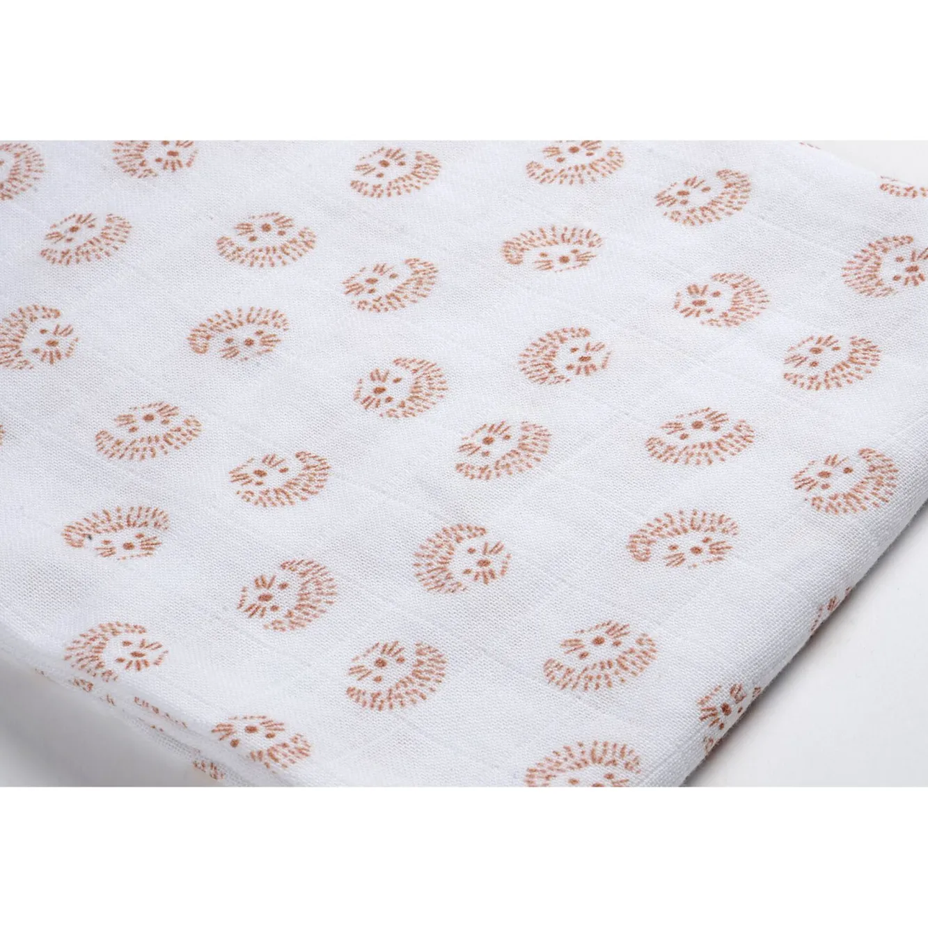 Accessoires De Toilette*BÉABA Lot De 3 Langes En Coton Hedgehog