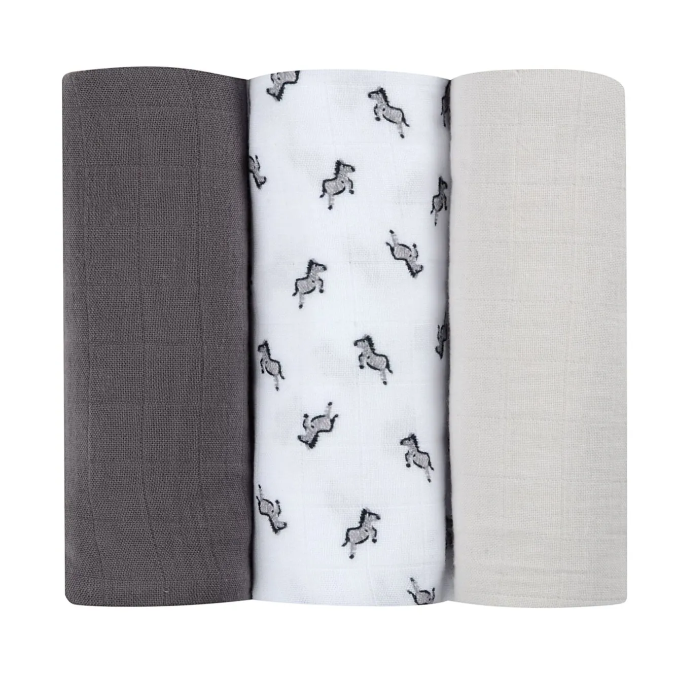 Accessoires De Toilette*BÉABA Lot De 3 Langes En Coton Savanna