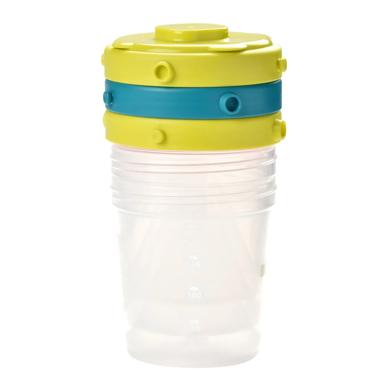 Pots De Conservation*BÉABA Lot De 6 Portions Clip 2Eme Age 200 Ml Neon