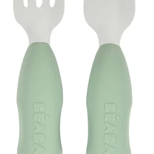 Couverts, Vaisselle Et Bavoirs*BÉABA Lot De 2 Pre-Couverts Inox Sage Green
