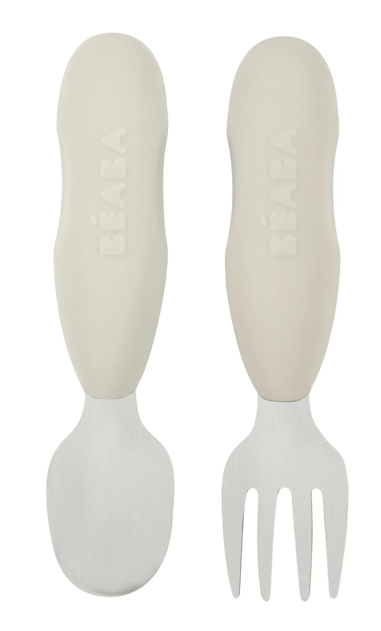 Couverts, Vaisselle Et Bavoirs*BÉABA Lot De 2 Pre-Couverts Inox Velvet Grey