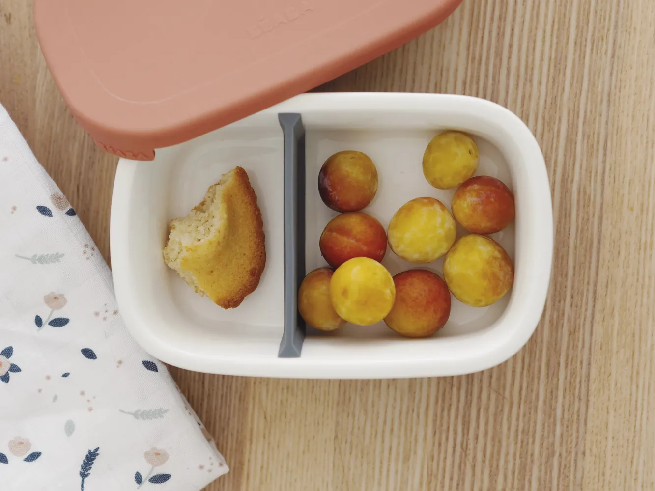 Goûter Sain*BÉABA Lunch Box Ceramique Mineral / Terracotta
