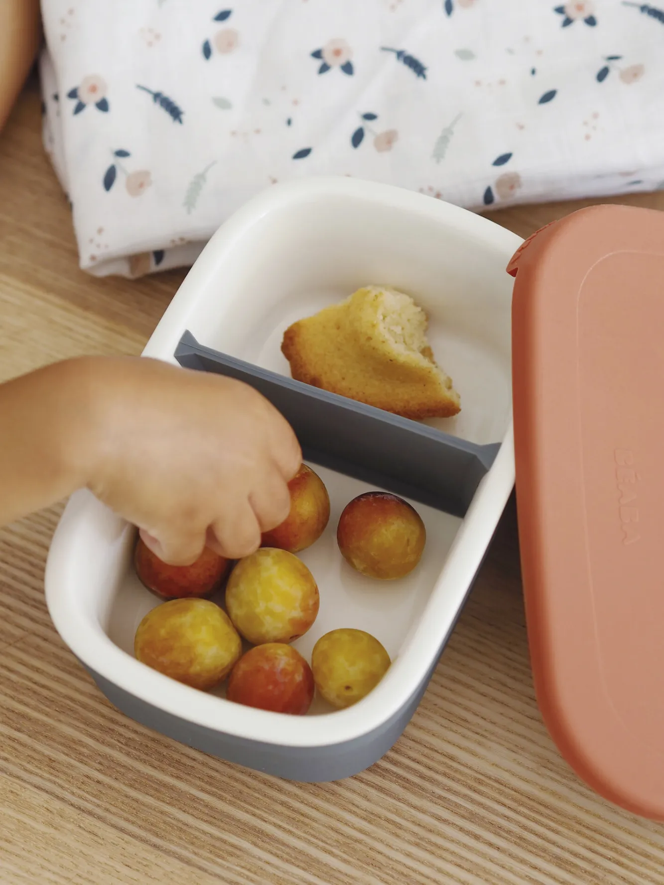 Goûter Sain*BÉABA Lunch Box Ceramique Mineral / Terracotta