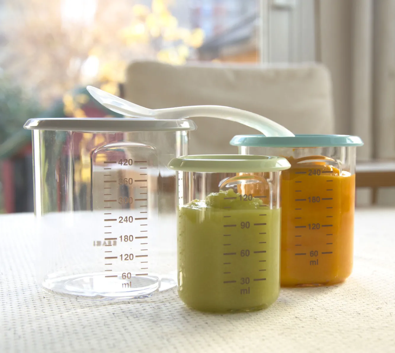 Pots De Conservation*BÉABA Maxi+ Portion 420Ml Tritan Blue