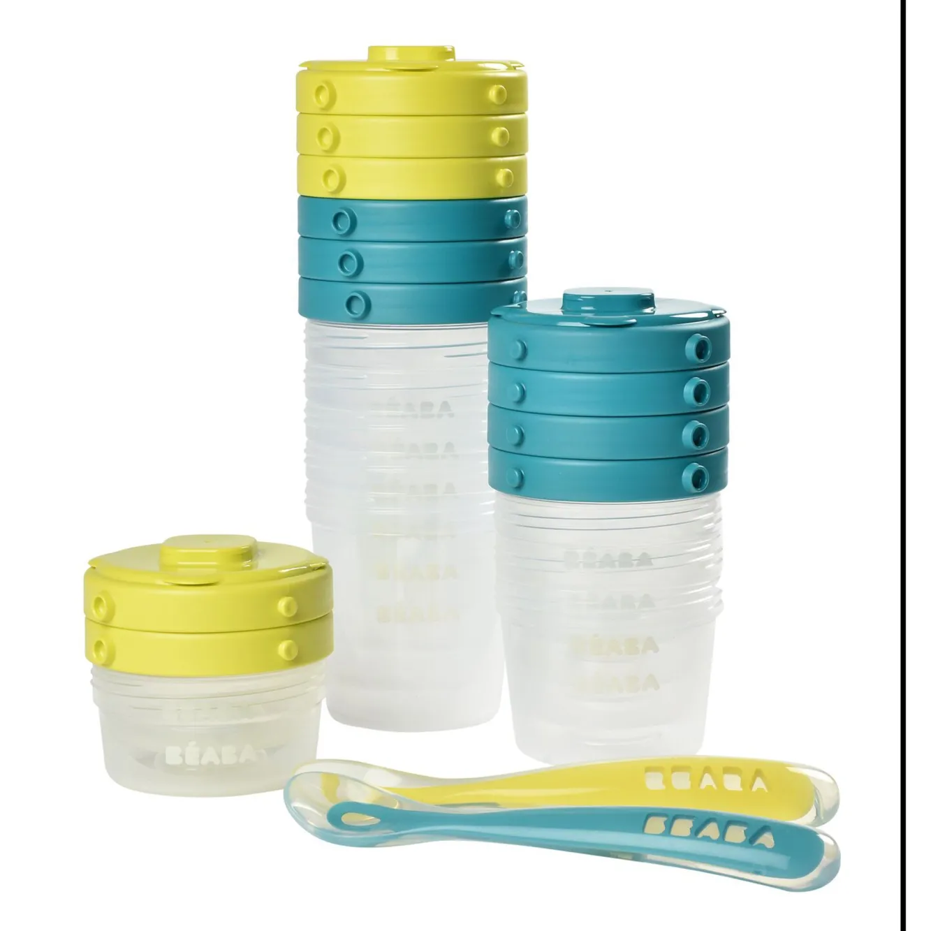Pots De Conservation*BÉABA Pack 1Er Repas Neon