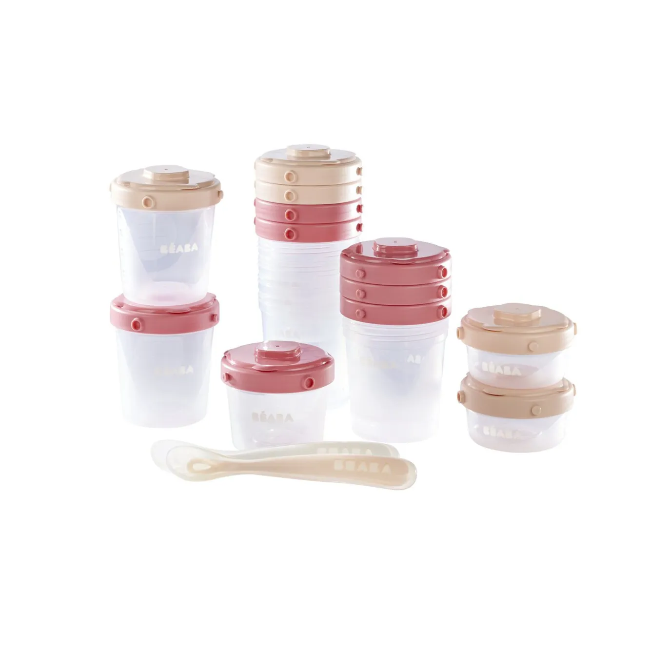 Pots De Conservation*BÉABA Pack 1Er Repas Pink