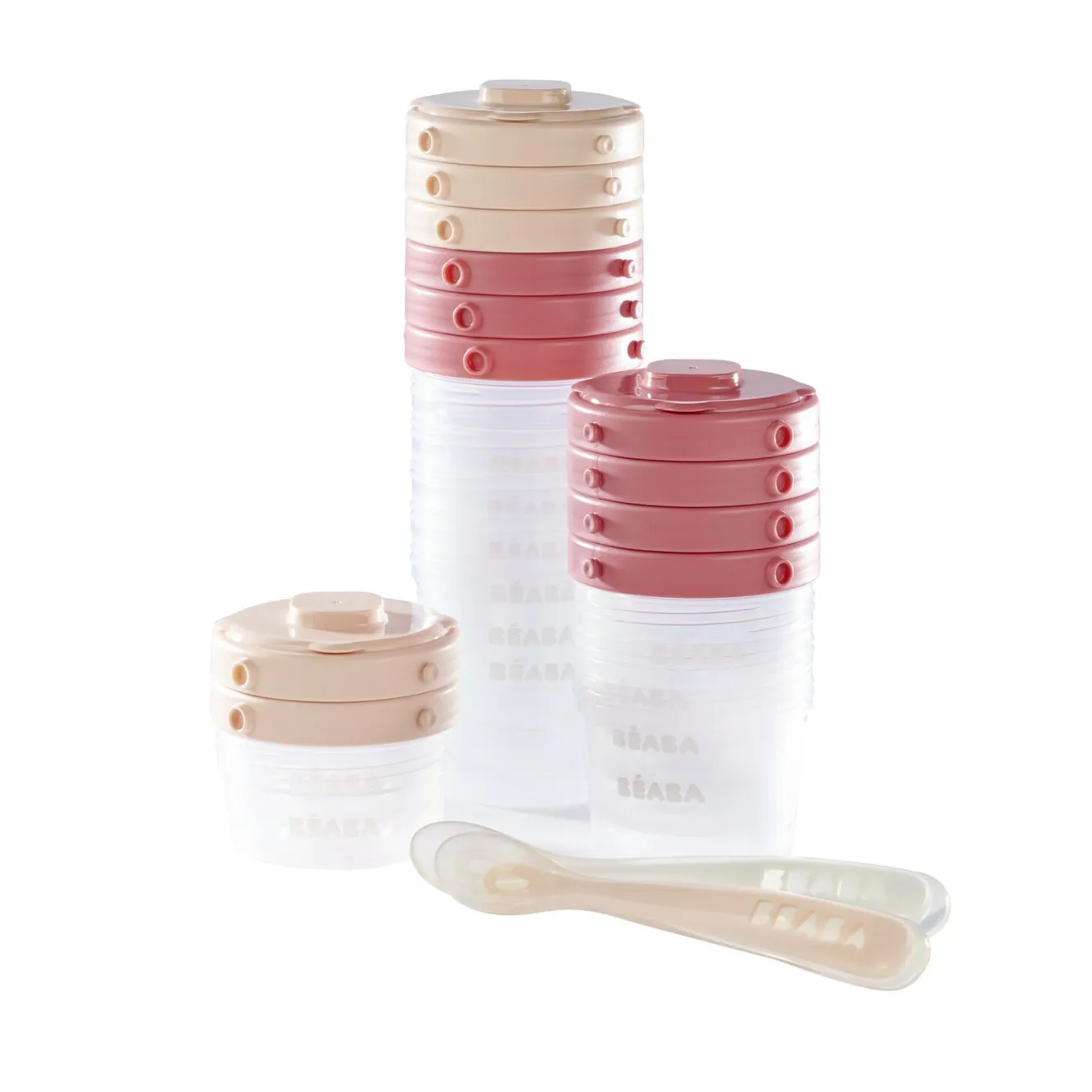 Pots De Conservation*BÉABA Pack 1Er Repas Pink
