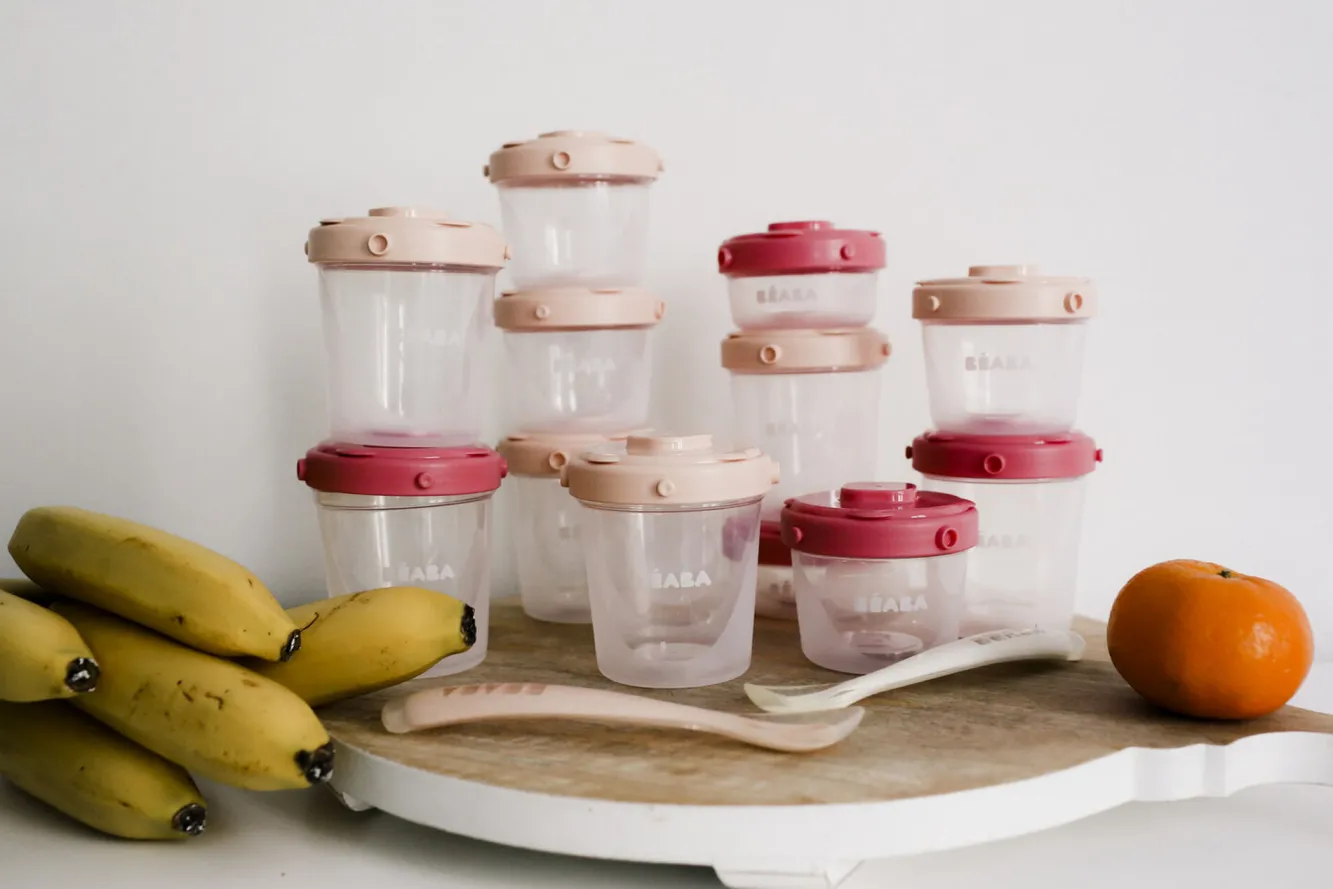 Pots De Conservation*BÉABA Pack 1Er Repas Pink