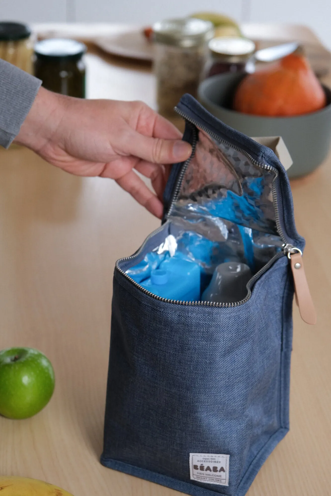 Sacs Isotherme Bébé*BÉABA Pochette Repas Isotherme Blue