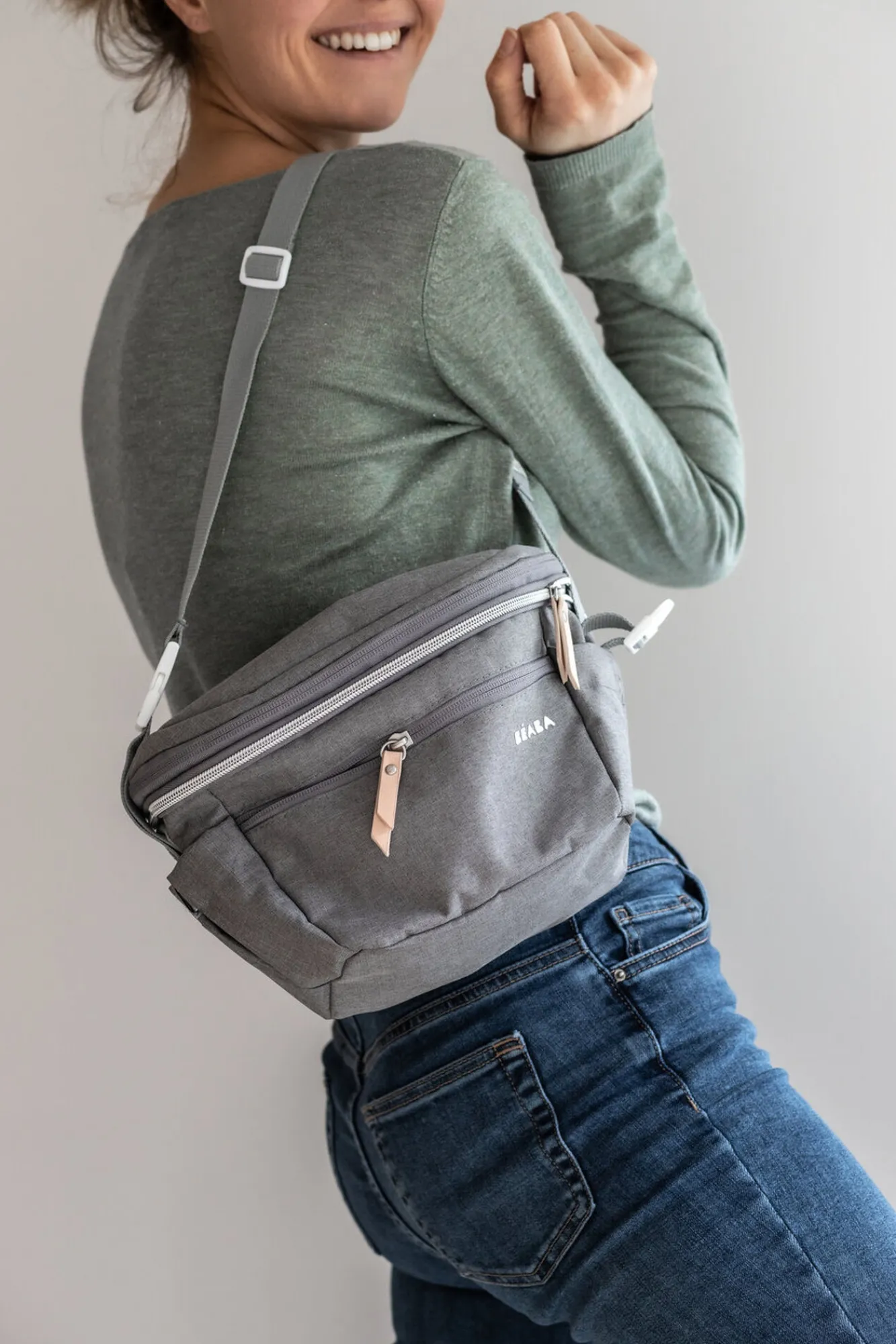 Sacs À Langer*BÉABA Pop Up Bag Biarritz Heather Grey