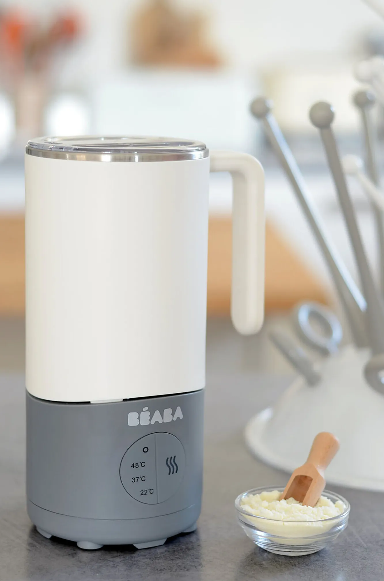 Chauffe-Biberon Et Préparateurs*BÉABA Preparateur De Boissons Milk Prep® White-Grey