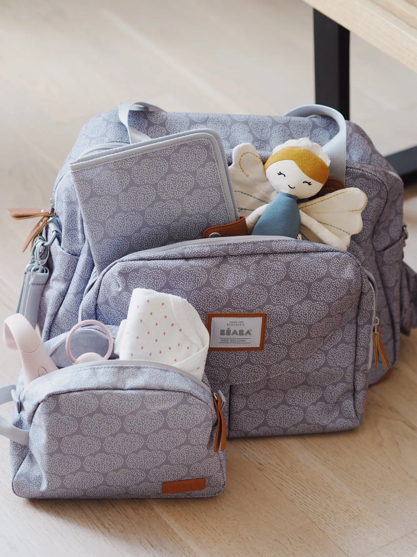 Accessoires De Toilette*BÉABA Protege Carnet De Sante Tiny Dots