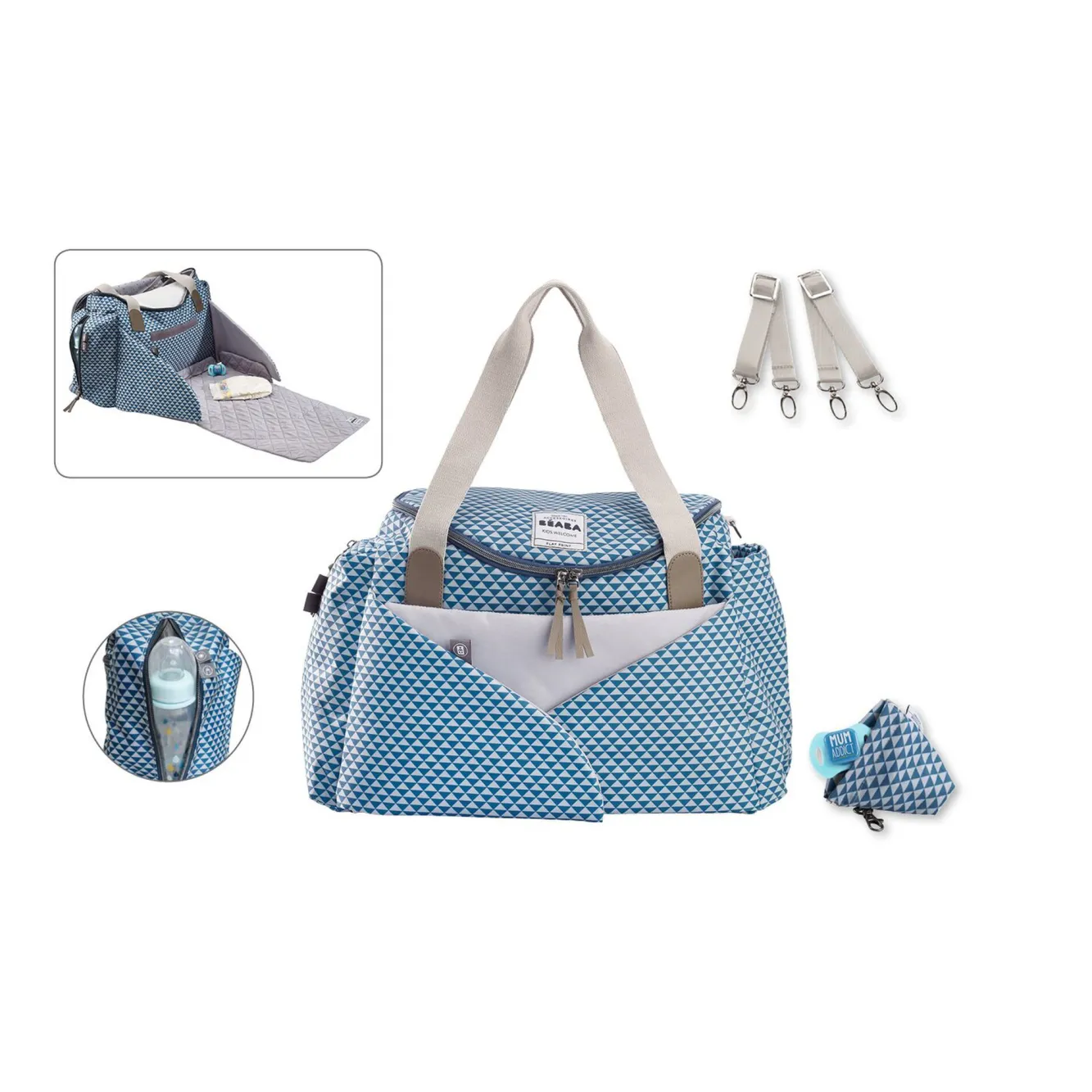 Sacs À Langer*BÉABA Sac A Langer Sydney Ii Play Print Blue