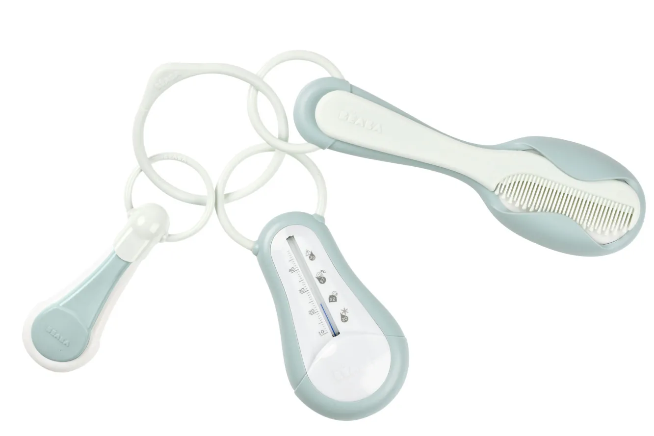 Accessoires De Toilette*BÉABA Set Accesssoires De Toilette Green Blue