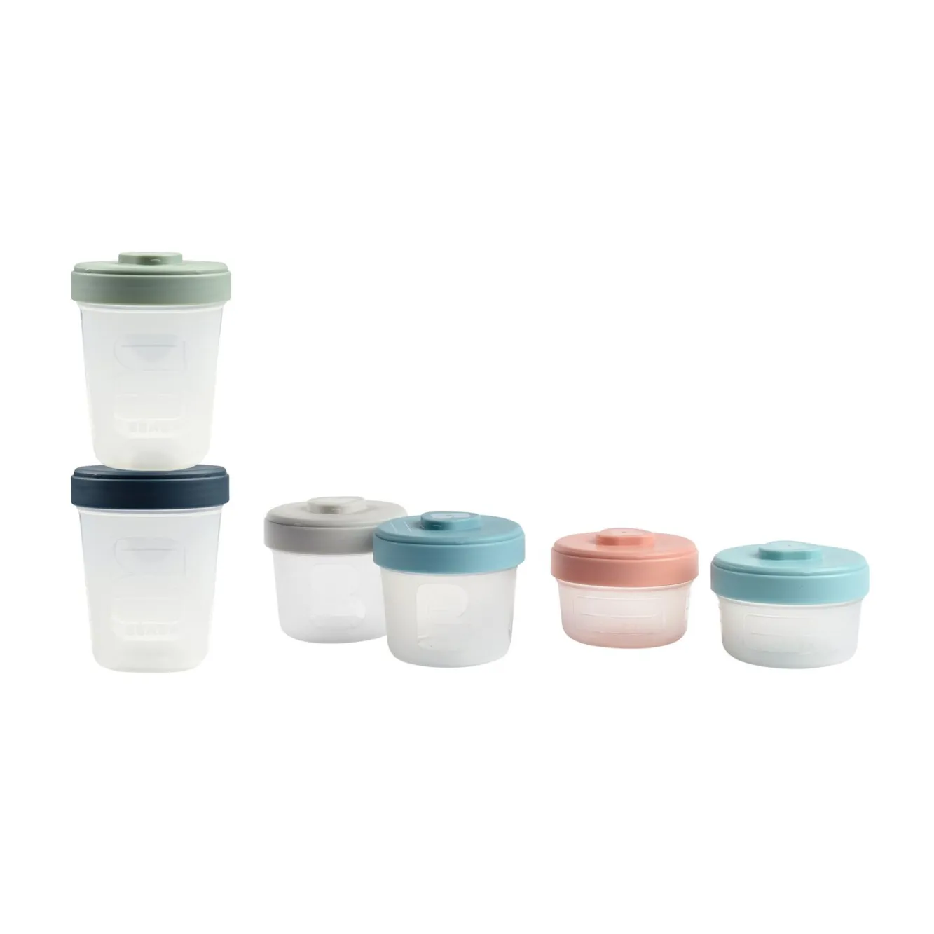 Pots De Conservation*BÉABA Set Integral 6 Portions Clip - (2X90Ml + 2X150Ml + 2X250Ml)