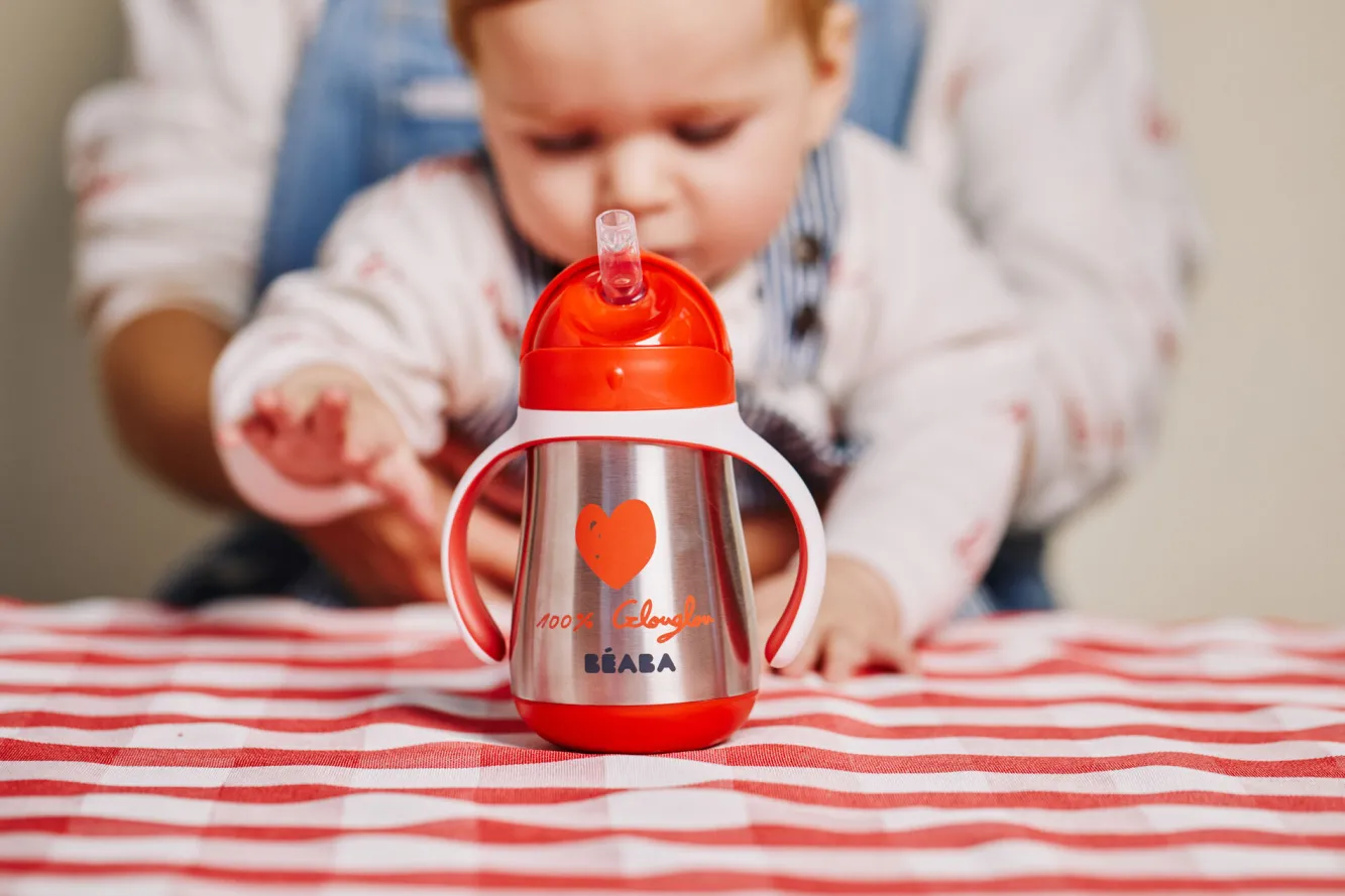 Couverts, Vaisselle Et Bavoirs*BÉABA Tasse Paille Inox 250 Ml Mathilde Cabanas