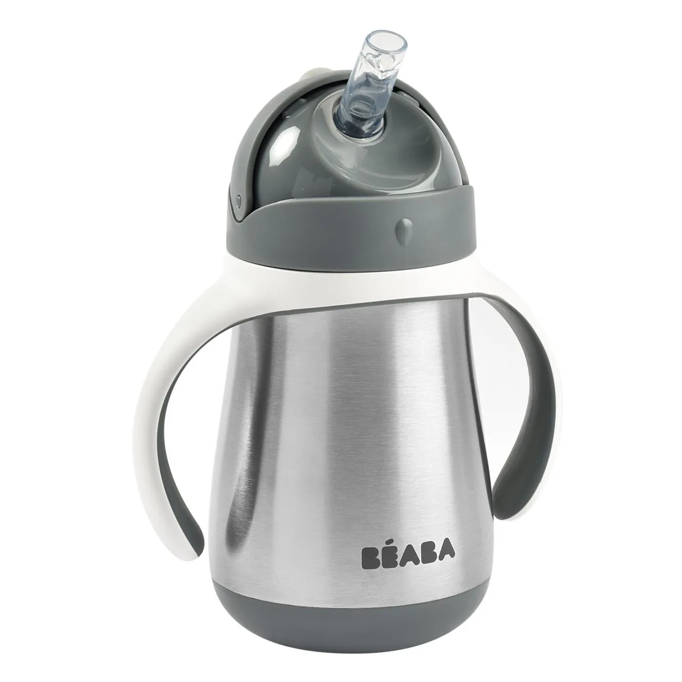Couverts, Vaisselle Et Bavoirs*BÉABA Tasse Paille Inox 250 Ml Mineral Grey