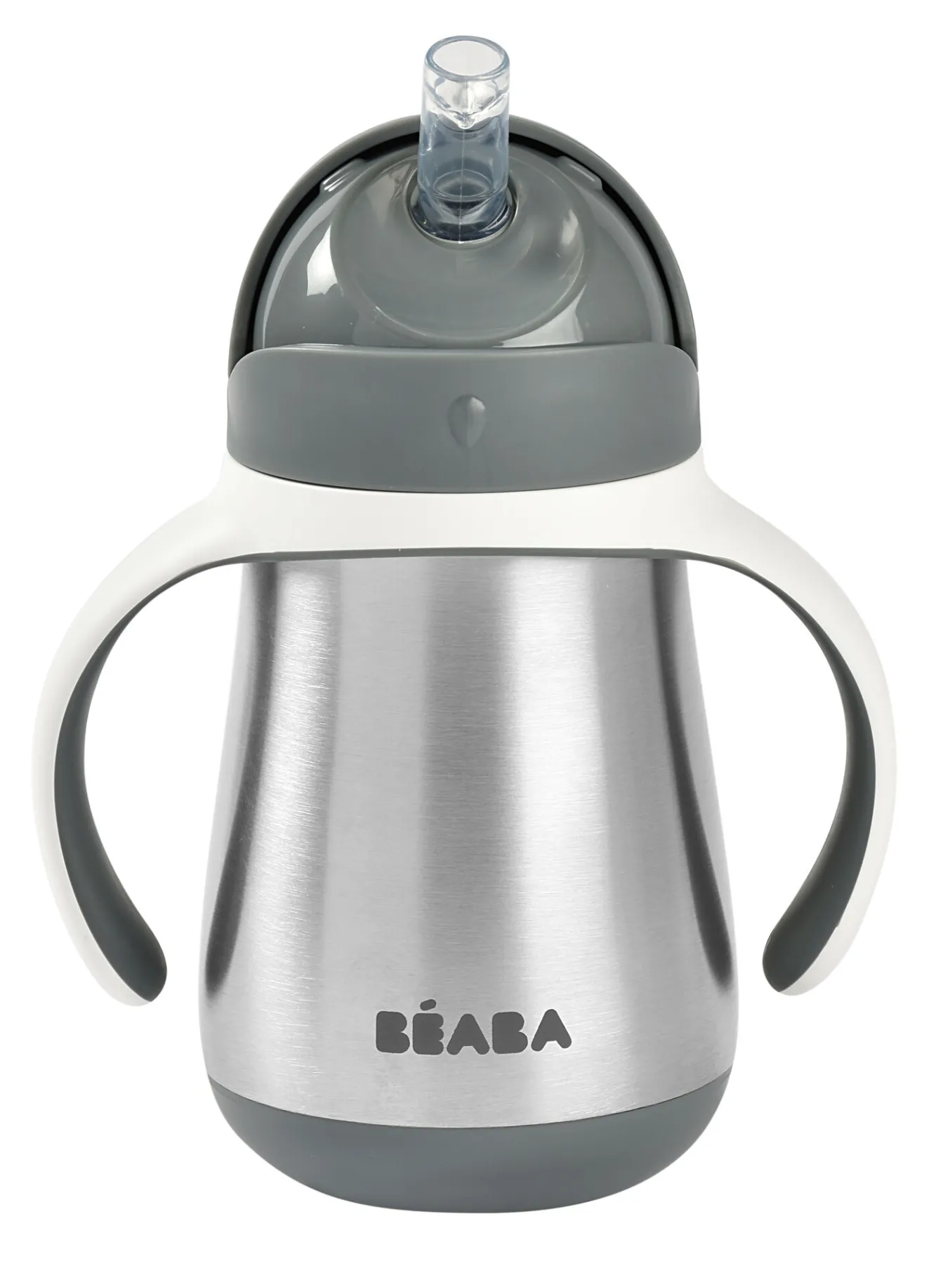 Couverts, Vaisselle Et Bavoirs*BÉABA Tasse Paille Inox 250 Ml Mineral Grey