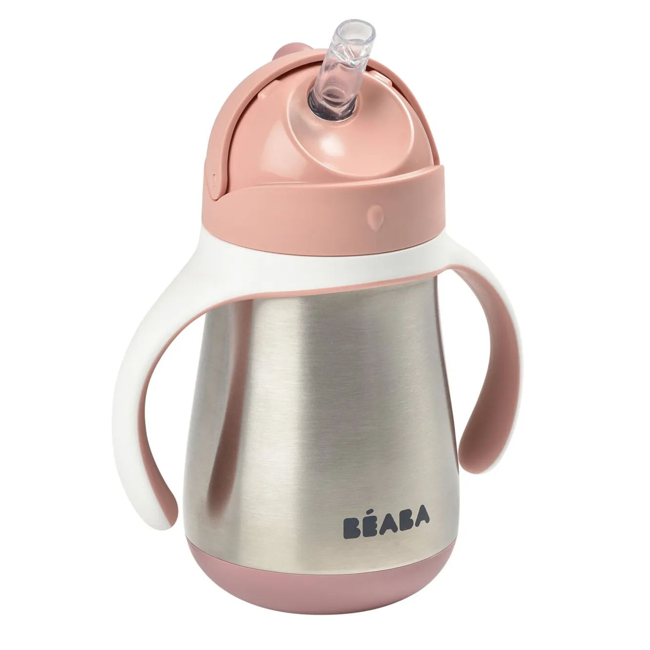 Couverts, Vaisselle Et Bavoirs*BÉABA Tasse Paille Inox 250 Ml Old Pink