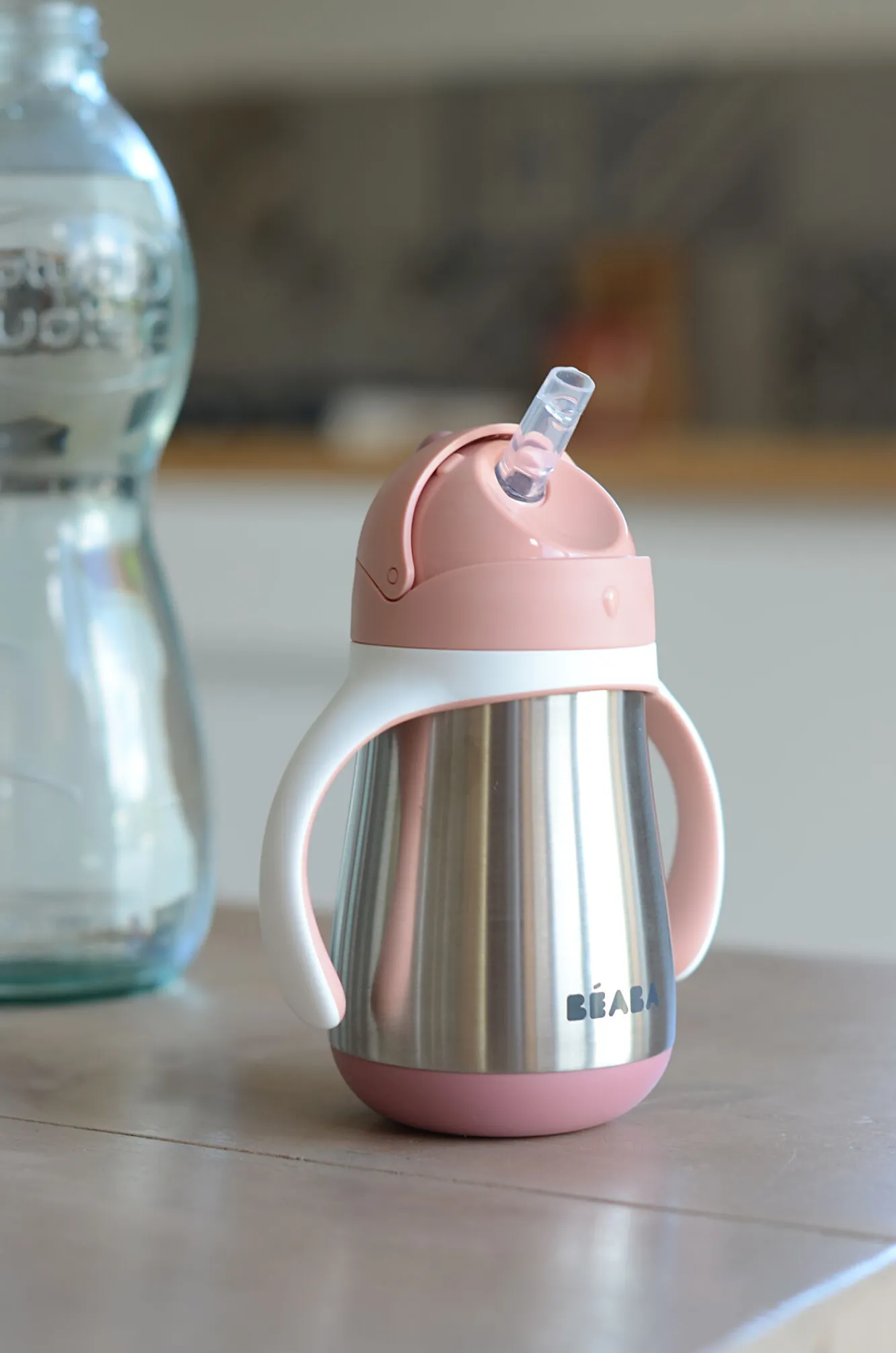 Couverts, Vaisselle Et Bavoirs*BÉABA Tasse Paille Inox 250 Ml Old Pink