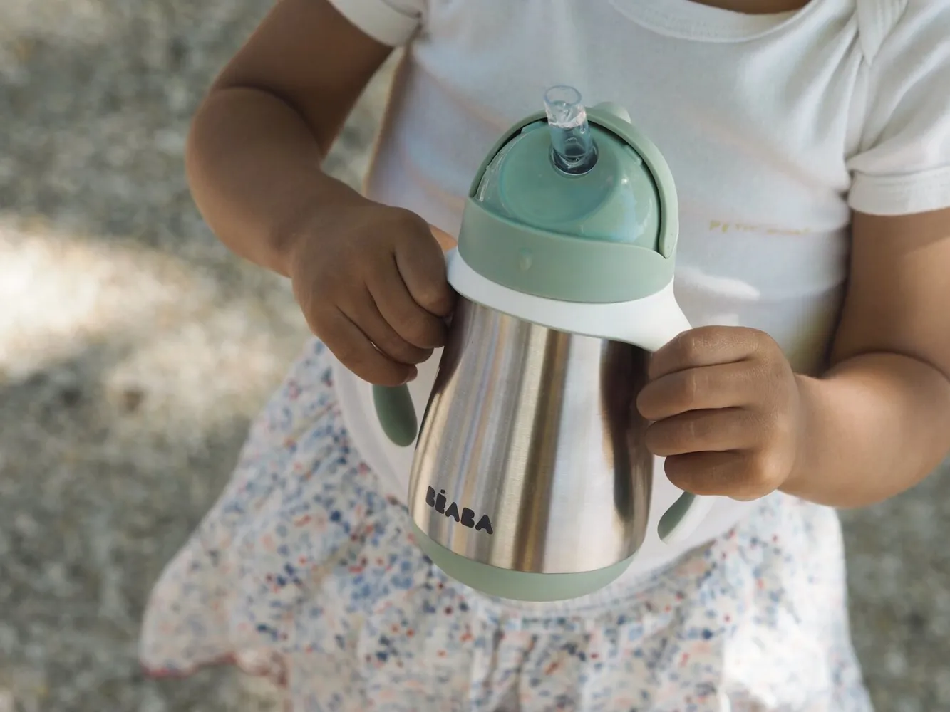 Couverts, Vaisselle Et Bavoirs*BÉABA Tasse Paille Inox 250 Ml Sage Green