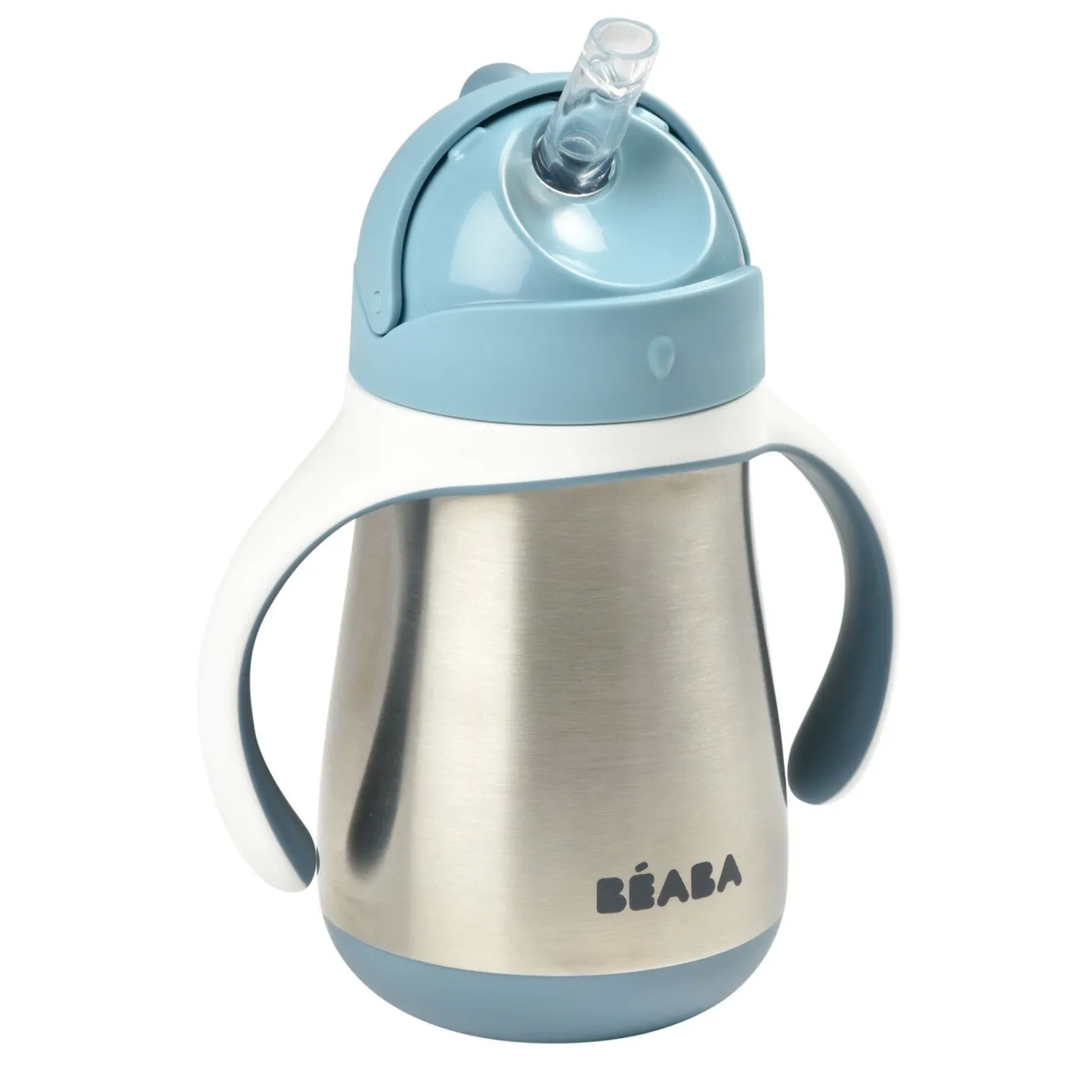 Couverts, Vaisselle Et Bavoirs*BÉABA Tasse Paille Inox 250 Ml Windy Blue